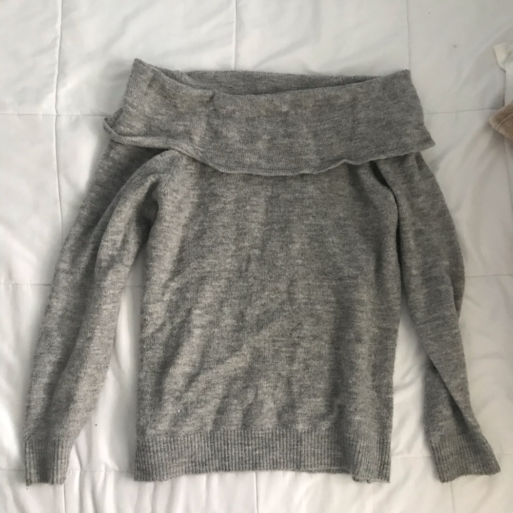 Off the shoulder sweater